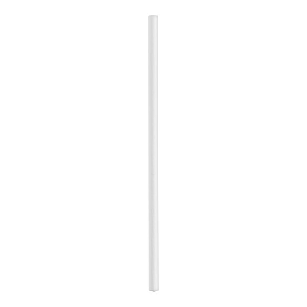 A white paper lollipop stick.