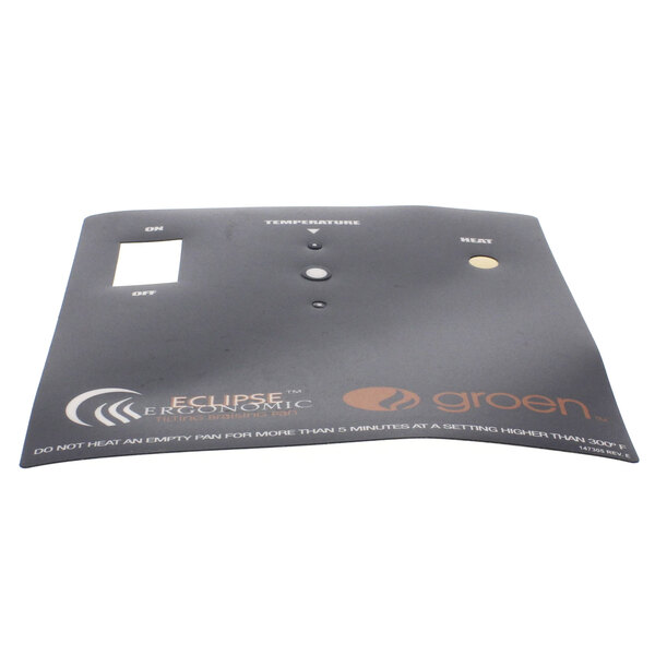 a black square object with buttons