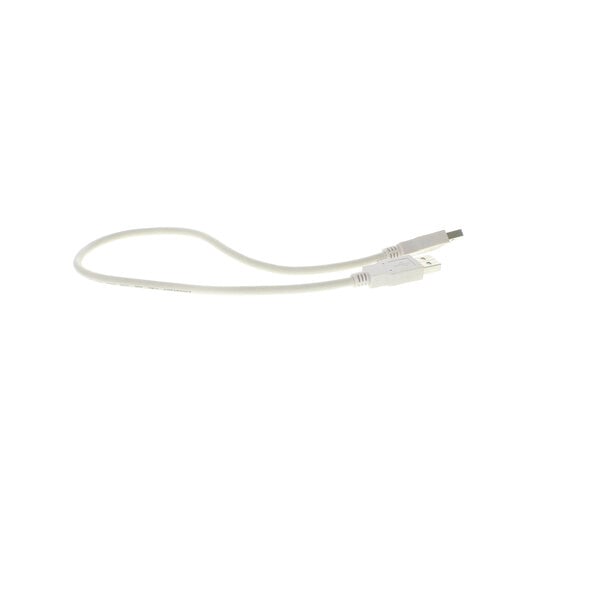 A white Rational cable with a white plug.