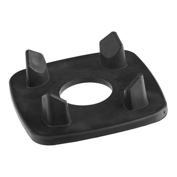 A black Vitamix 890 ring pad with four raised prongs and a central circular opening.