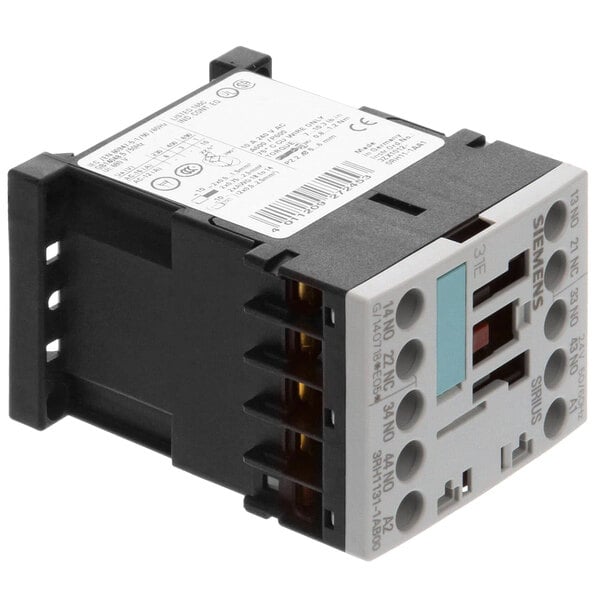 A Meiko 3Rh1131-1A auxiliary contactor with a black cover.