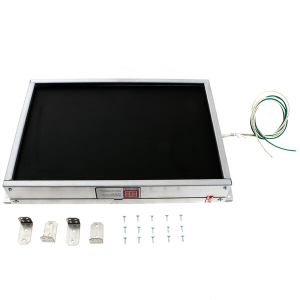 A black electronic display with wires and screws for a Marshall Air 153762 Warmer.