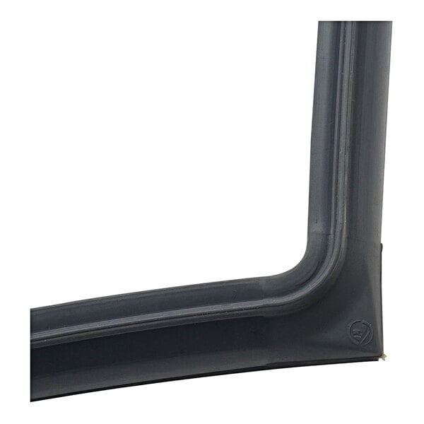 A black Rational door gasket with a corner window frame.