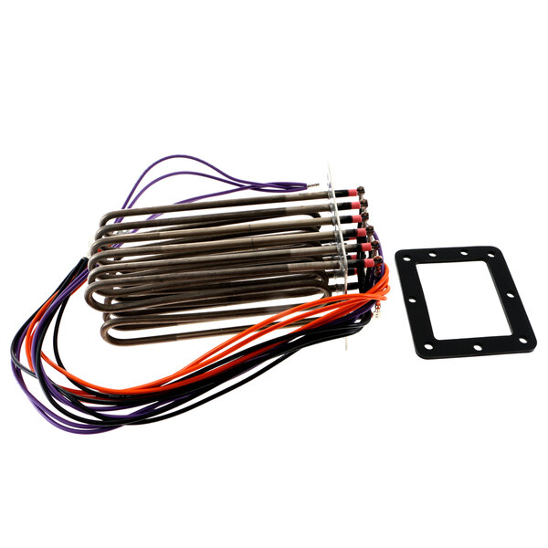 A Rational control PCB with a group of wires and connectors.