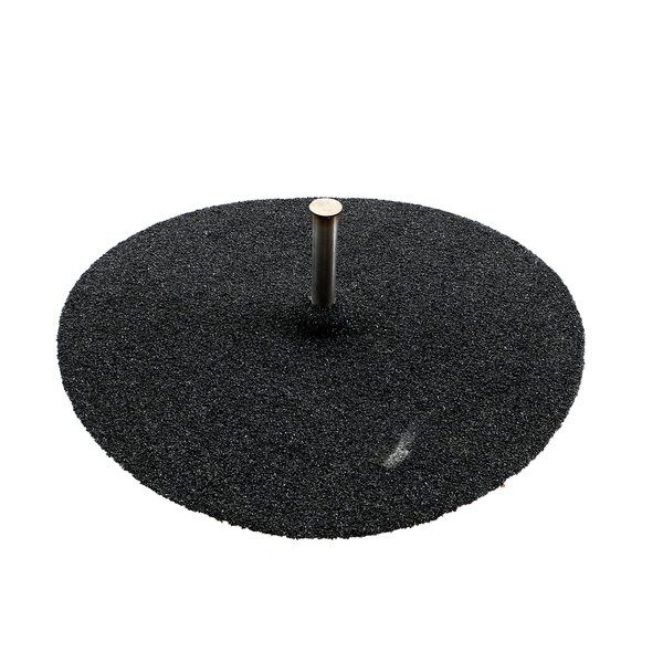 a pile of black sand