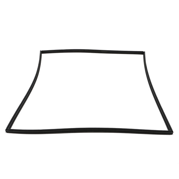 A black rectangular True Refrigeration gasket with a white background.