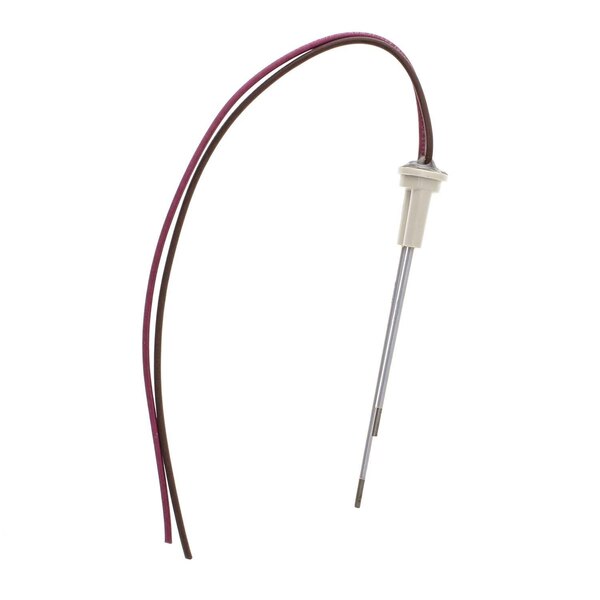 a close-up of a purple cable