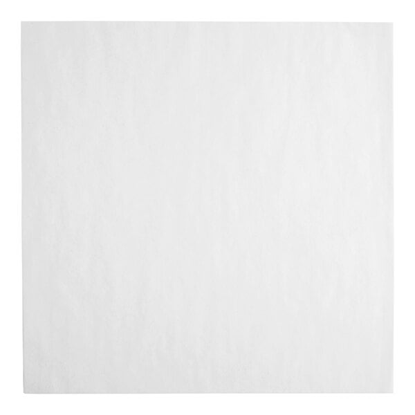 Choice 15" x 15" white square dry wax paper.
