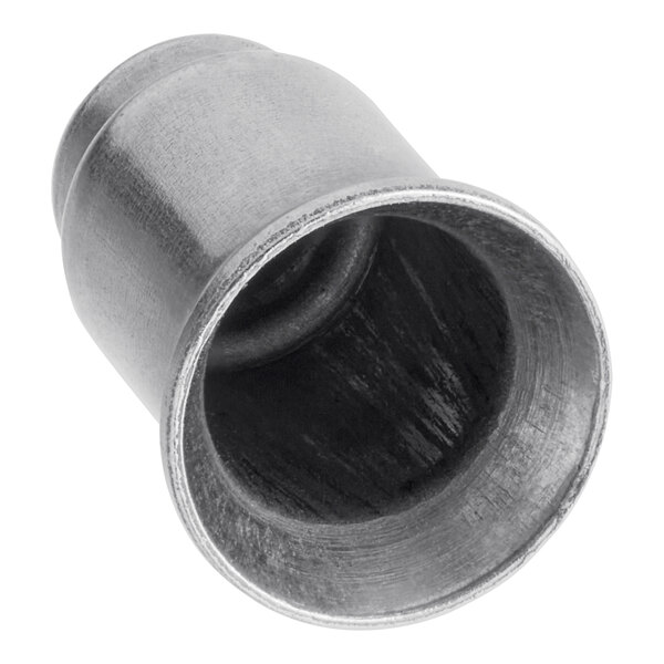 An American Range Orifice Bell for gas tubing with a hole in a metal pipe.