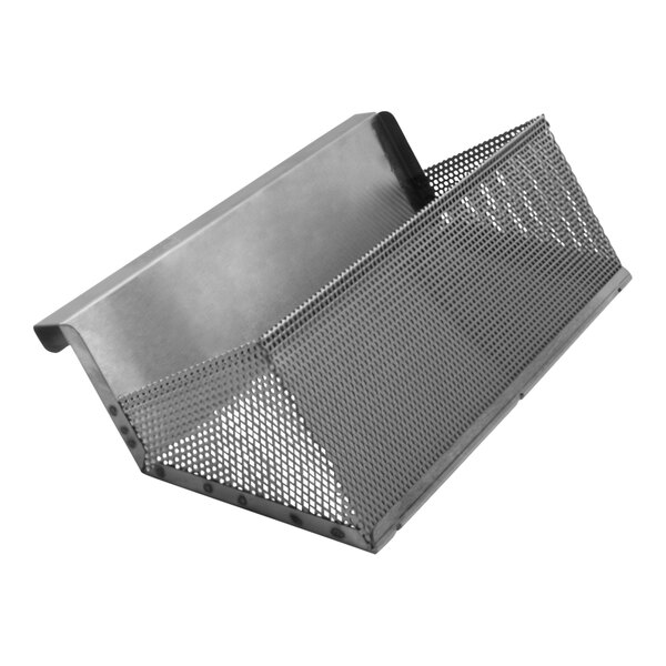 A metal container with mesh for a Pitco fryer.