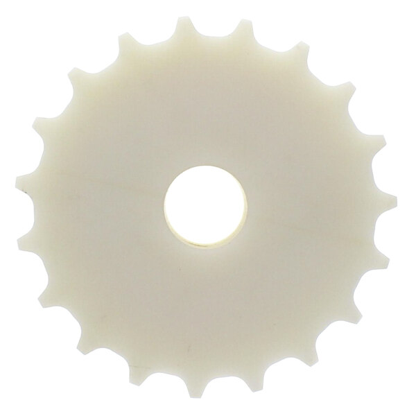 a white circle with a light on it