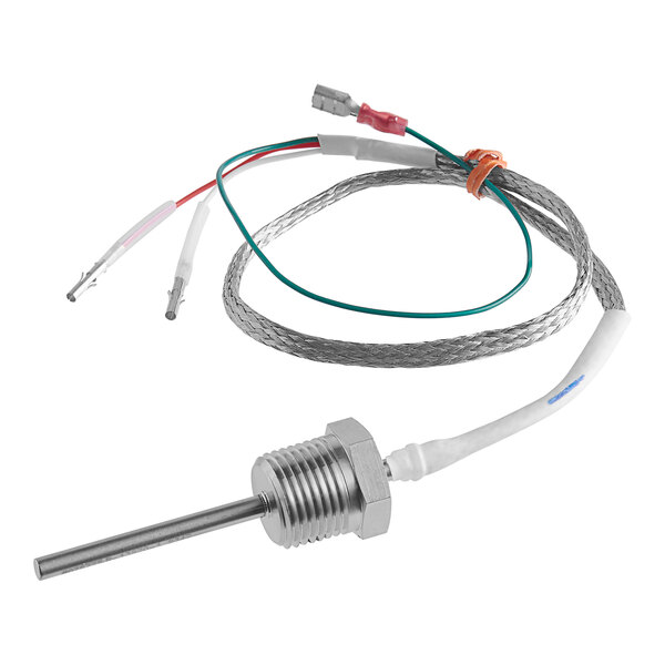 A Frymaster gas low temperature probe with wires and a metal rod.