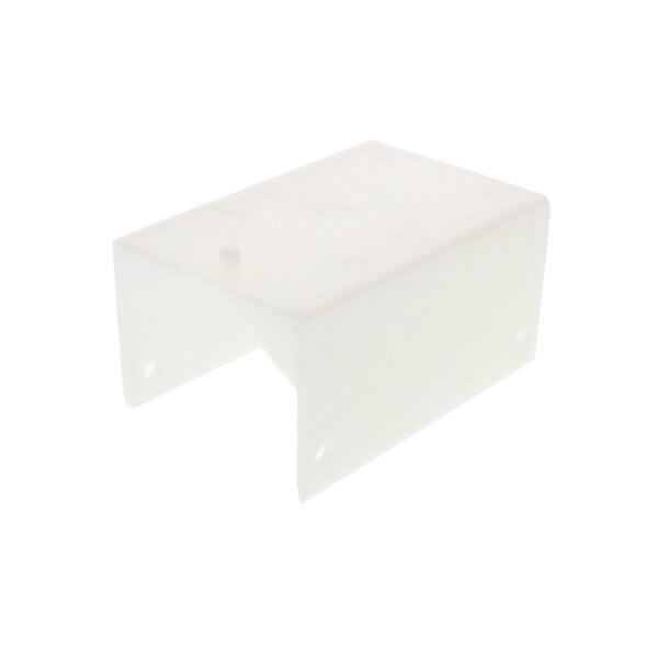A white plastic box with a hole in it, the Grindmaster-Cecilware CD140L Hopper Base.