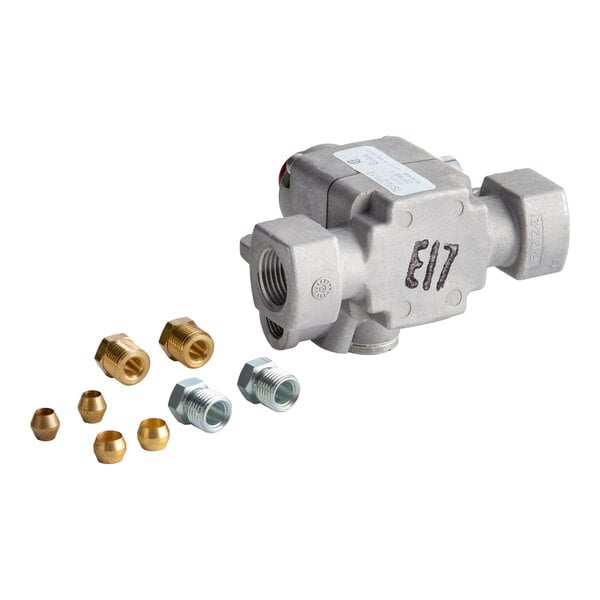A Garland / US Range CKG01479-01 Ts11j safety valve kit with various brass and metal fittings.