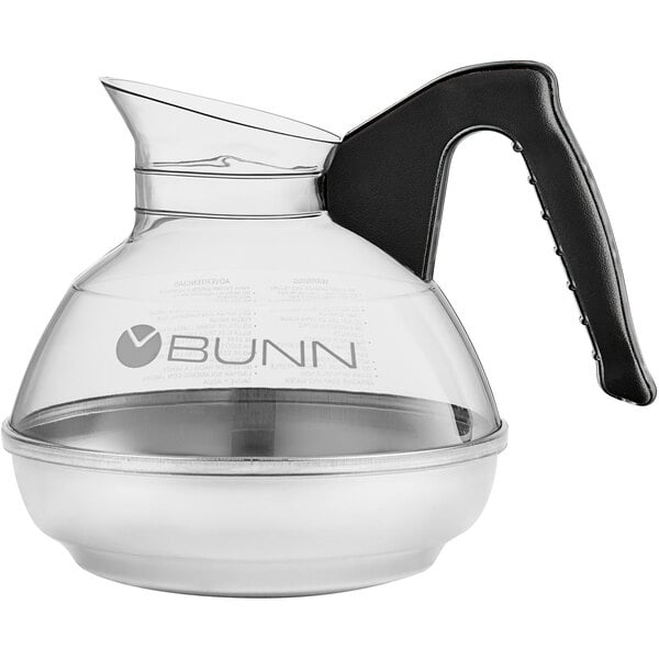 Bunn 06100.0124 64 oz. Easy Pour Coffee Decanter with Black