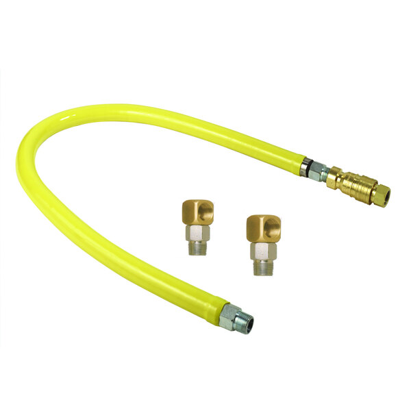 T&S HG4F60S SafeTLink 60" FreeSpin QuickDisconnect Gas Appliance Connector with SwiveLink