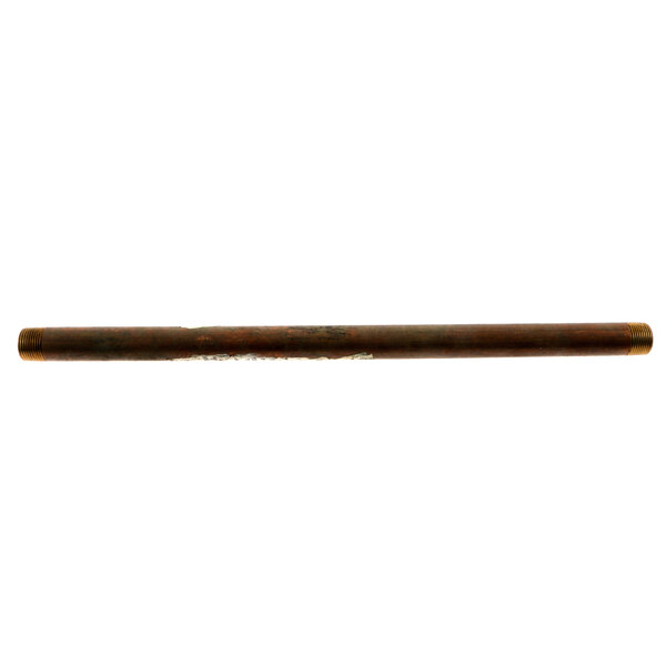 a long metal rod with a white background