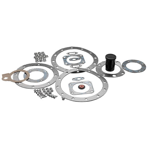 A Cleveland burner seal kit with circular metal gaskets.