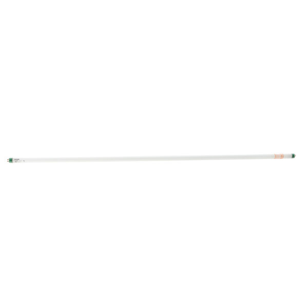 A white tube with green and red lights.