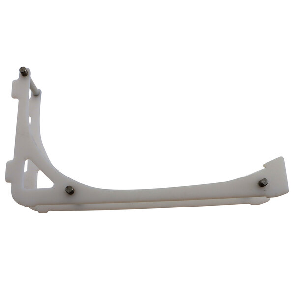 A white plastic Power Soak rib assembly bracket with screws.