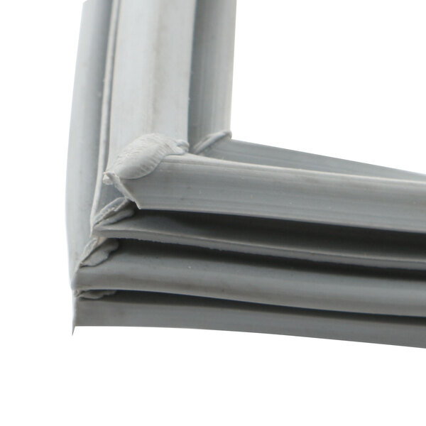 A close-up of a corner of a Traulsen Gasket for a refrigerator.