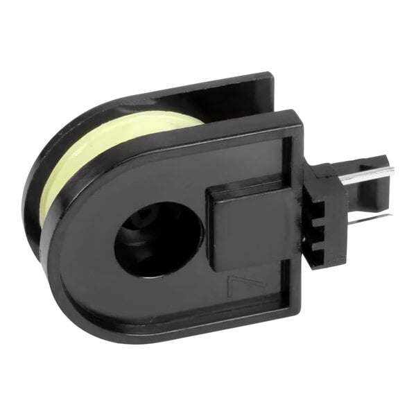 A black and yellow Sensing Coil with a yellow light.