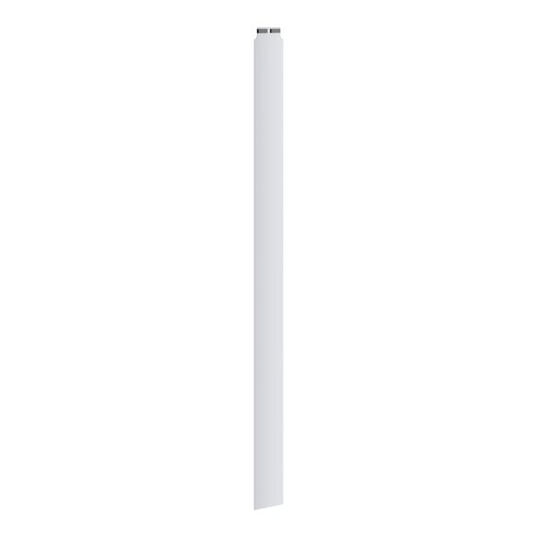 A long white rectangular tube with black ends.