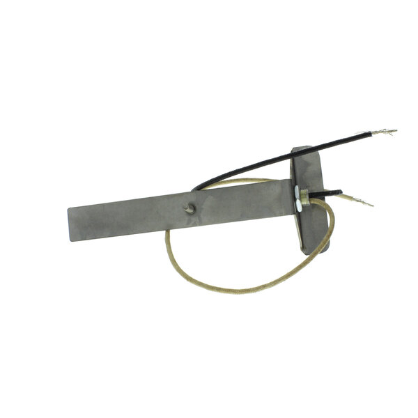 A metal plate with wires attached to it.
