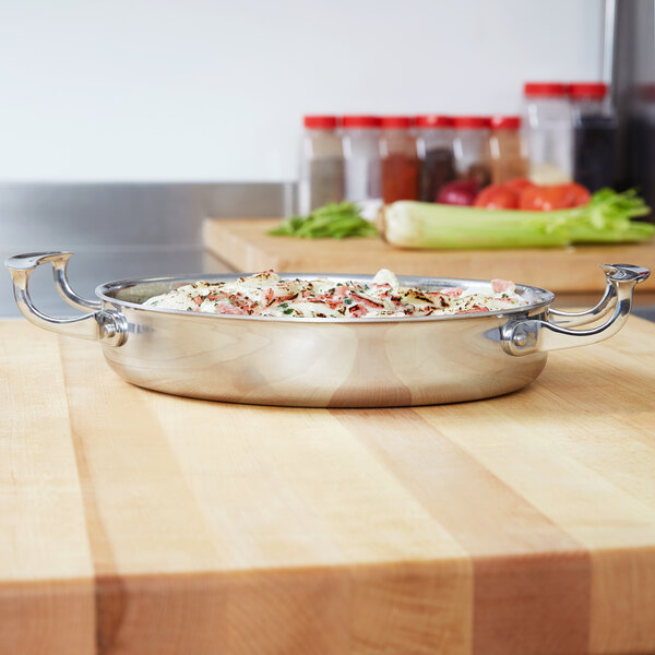 Vollrath 49420 Miramar Display Cookware 1.8 Qt. Oval Au Gratin Pan