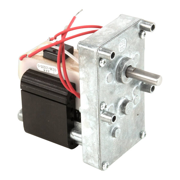 A Giles 36457 lift motor with red wires.