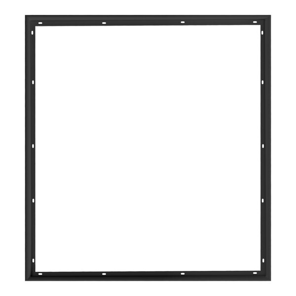 A black rectangular gasket with white background.