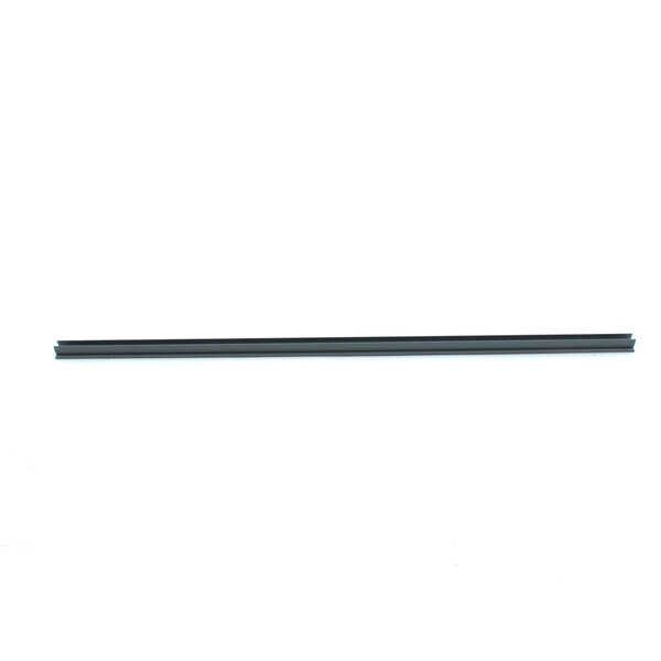 A black rectangular gasket strip with black edges on a white background.