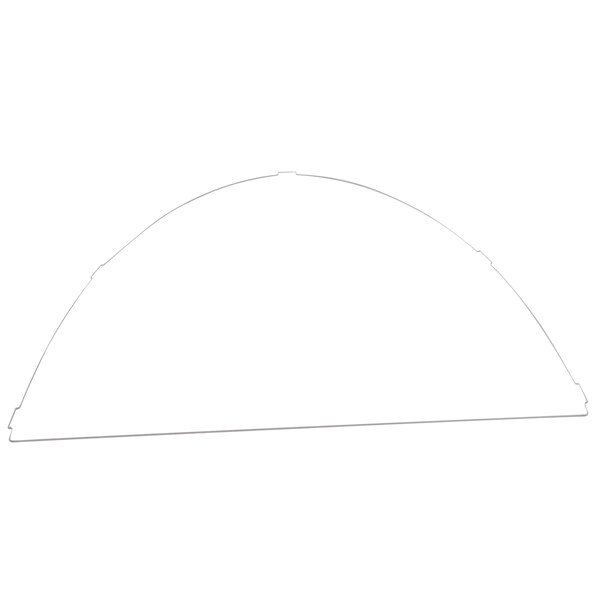 a white object with a curved shape