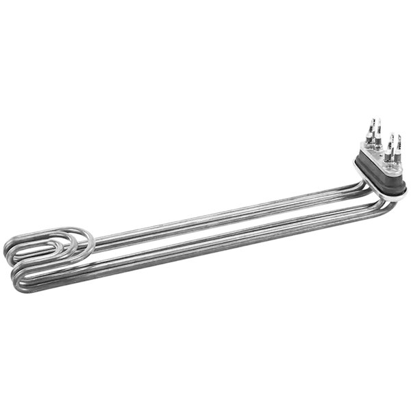 A Fagor Commercial tank heater with metal rods and screws.