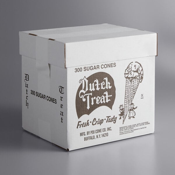 a white box with a logo on it