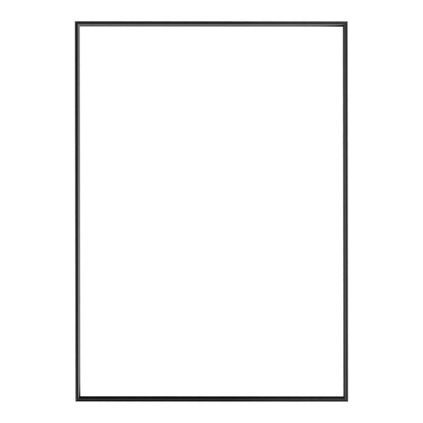 A black rectangular gasket with white packaging.