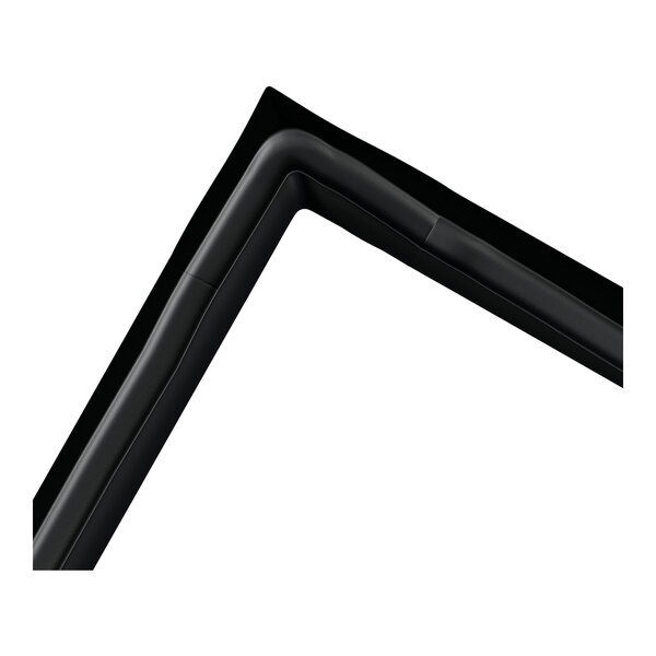 A black corner of an Alto-Shaam oven gasket.