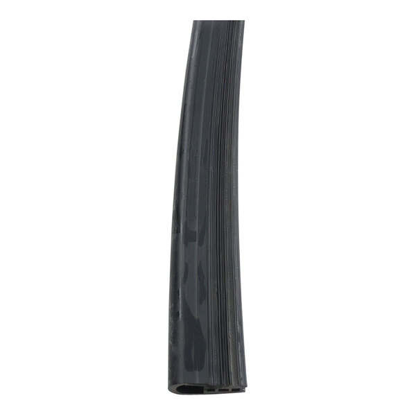 A black rectangular rubber tube with a long handle on a white background.