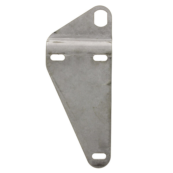 An Alto-Shaam HG-25099 metal hinge bracket with holes.