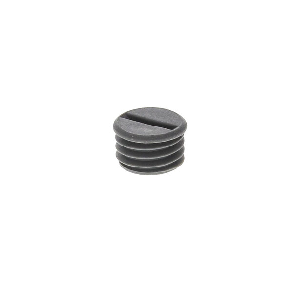 A black plastic Electrolux screw.