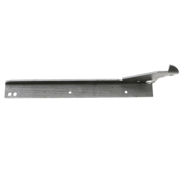 A metal left hand hinge for a Garland oven.