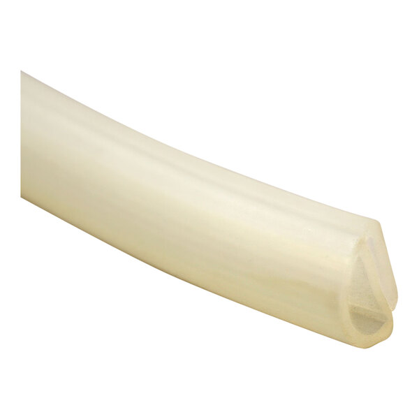 A white plastic tube with a long end, the Alto-Shaam GS-22576 Bottom Gasket.