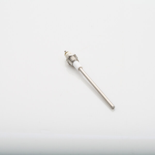 A close-up of a Groen Z002170 water level electrode with a white cap.