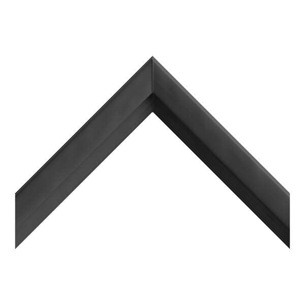 A black, V-shaped rubber or vinyl-like gasket with a smooth surface, shown against a white background.