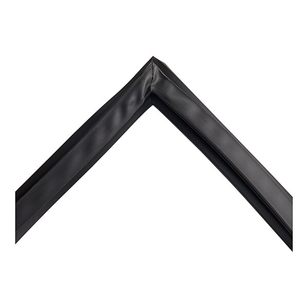 A black Traulsen door gasket.