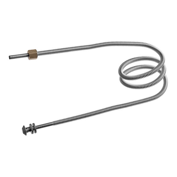 A stainless steel Imperial Range rear pilot assembly with a metal hose and nut.