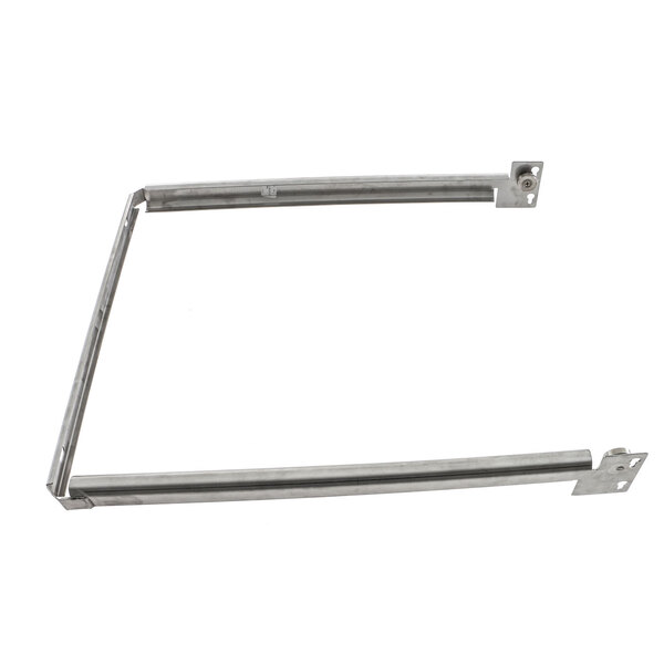 a rectangular metal frame with a white background