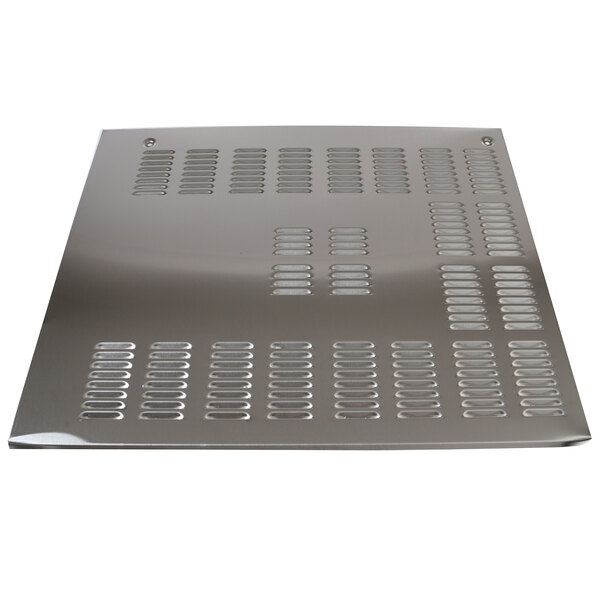 A Moffat side cover with a metal surface and holes.