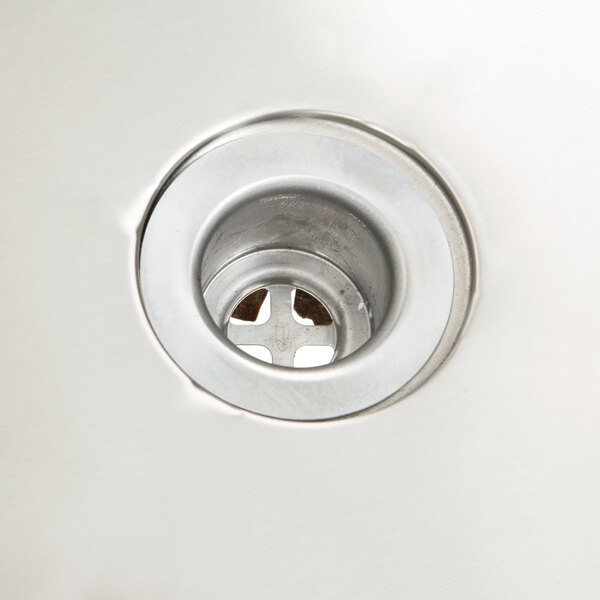 An Eagle Group underbar cocktail and ice bin with bottle holders and a drain.