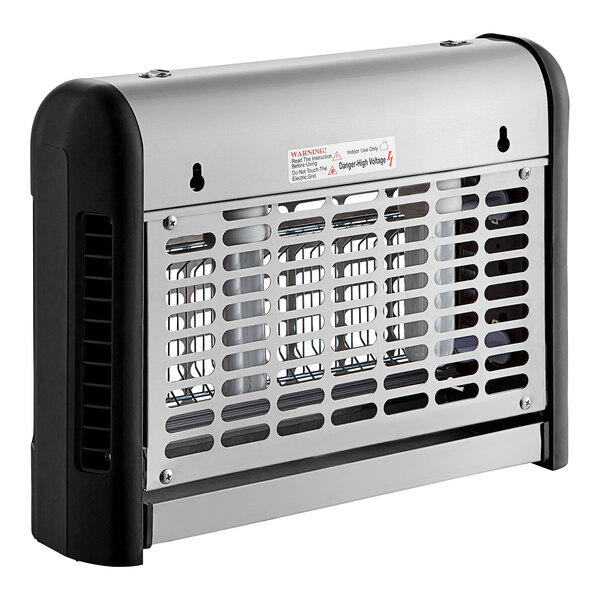 A stainless steel Lavex bug zapper.